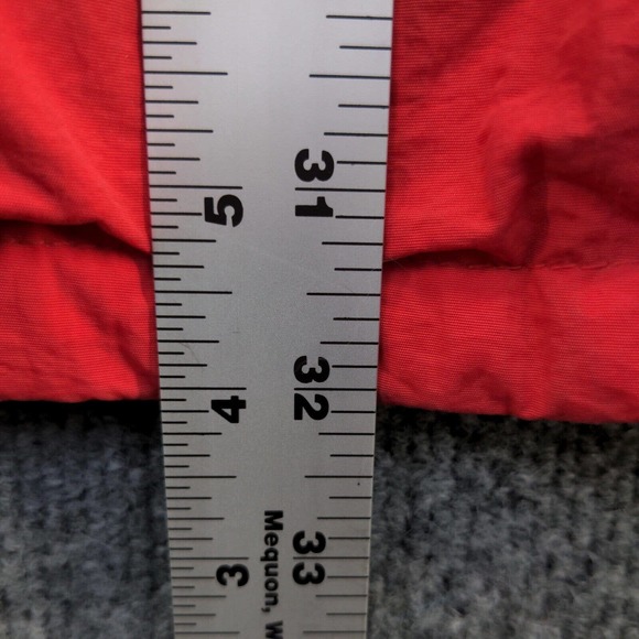 Marlboro Country Store Men's Down Hooded Puffer Jacket Red Medium Vintage - Picture 16 of 16